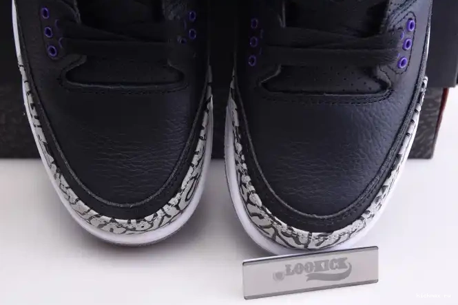 Cheap Kickmax Jordan Retro Black Court Air 3 CT8532-050 Purple 0620